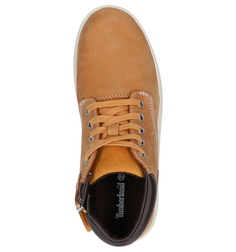 Timberland Davis Square Bottines en Bleu en nubuck (277881)