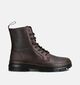 Dr. Martens Combs Leather Donkerbruine Boots met Veters voor heren (378038) - geschikt voor steunzolen