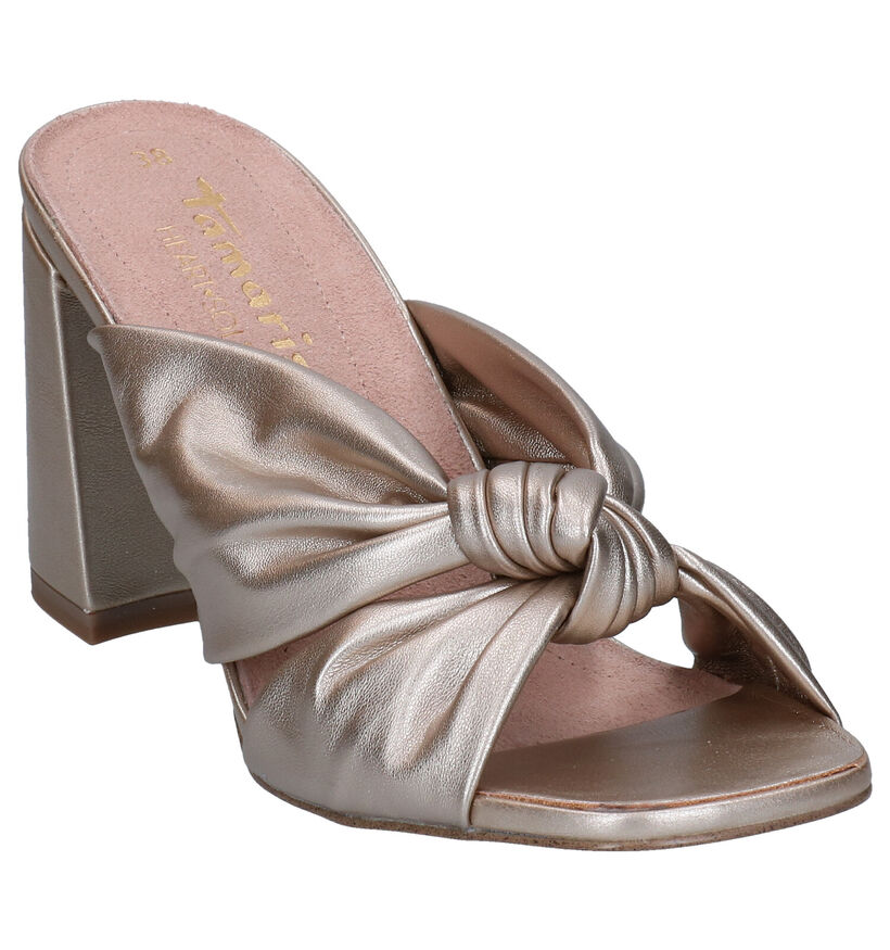 Tamaris Heart & Sole Mules en Or pour femmes (289417)