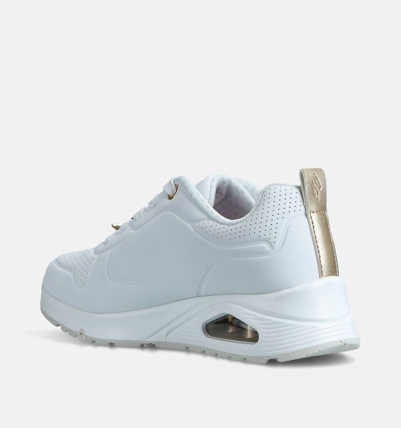 Skechers Uno Gen1 Trend Witte Sneakers voor meisjes (367554) - geschikt voor steunzolen