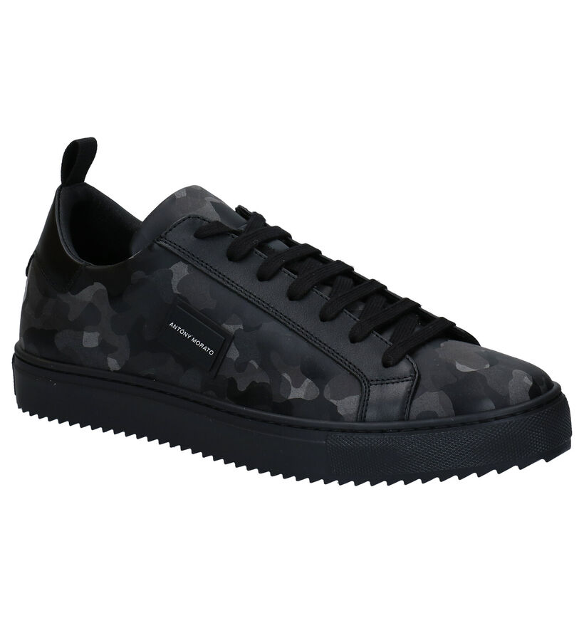 Antony Morato Baskets basses en Noir en cuir (282680)