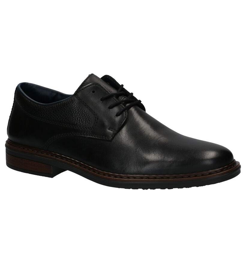 Rieker Chaussures habillées en Noir en cuir (262157)