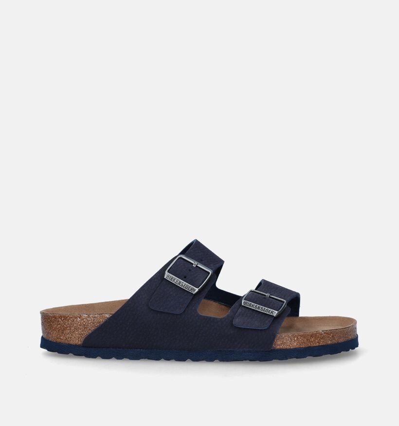 Birkenstock Arizona Vegan Blauwe Slippers voor heren (337864)