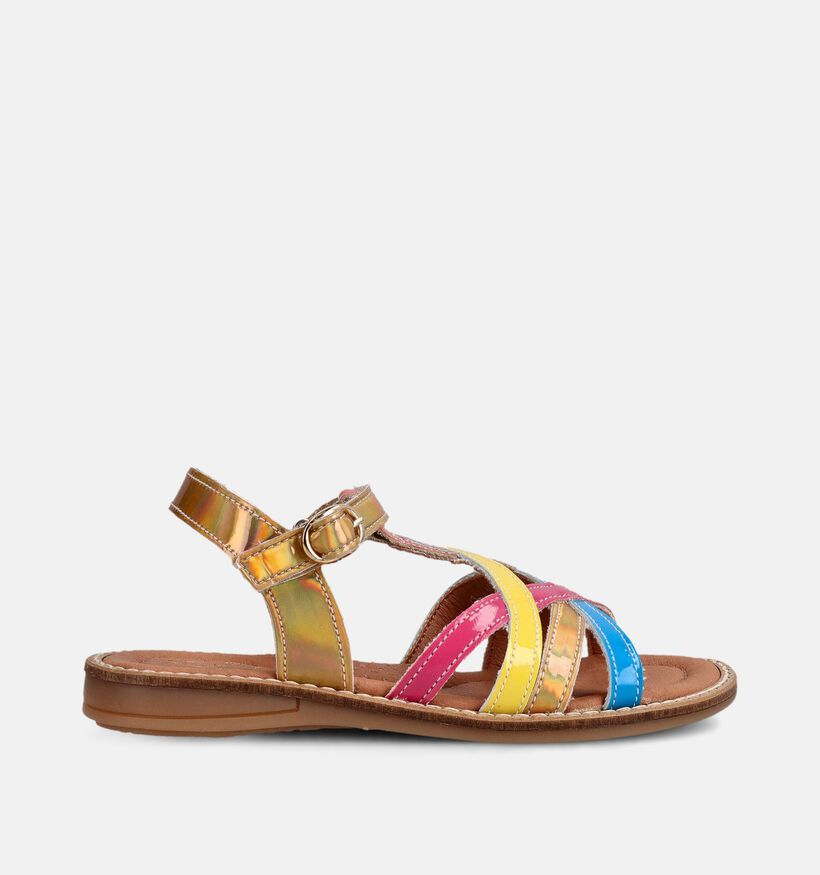 Little David Sunny Gouden/Colorblock Sandalen voor meisjes (372938)