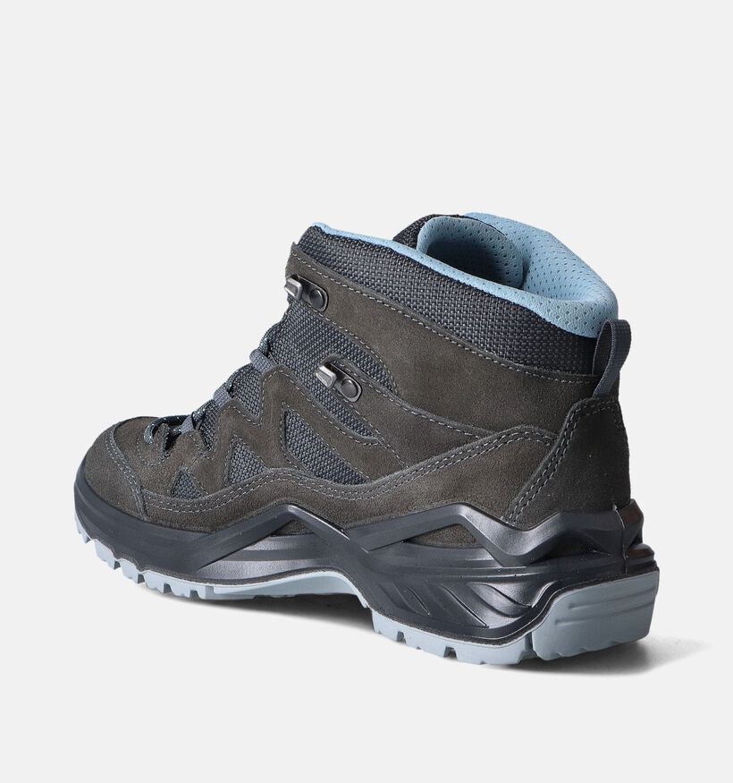 LOWA Sirkos EVO GTX Mid Chaussures outdoor en Gris pour femmes (355804) - pour semelles orthopédiques