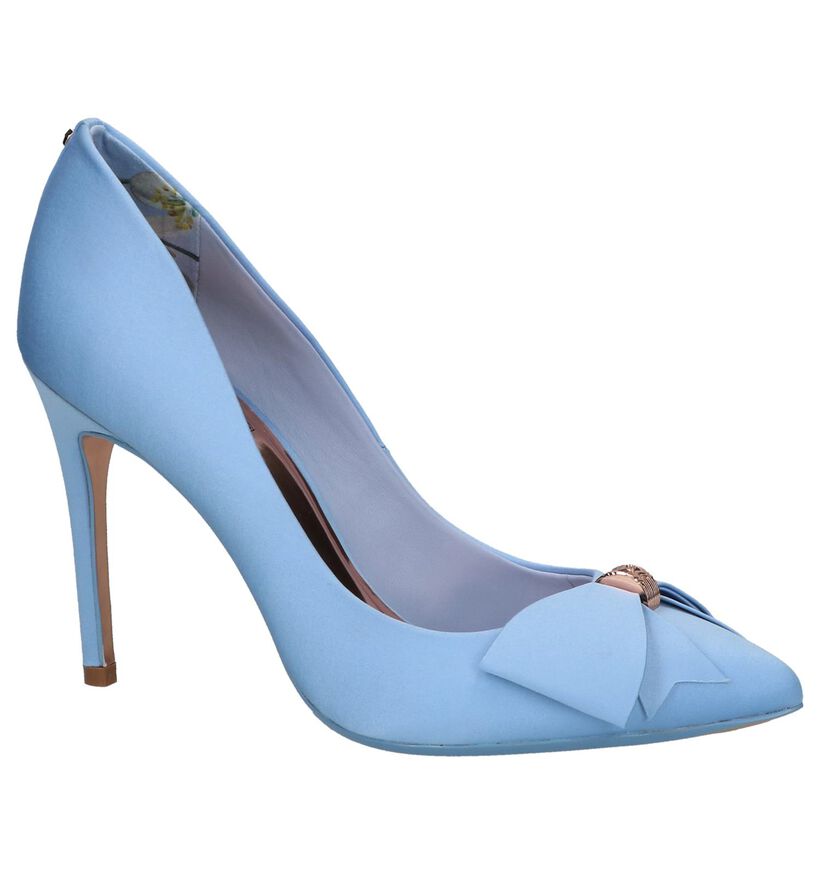 Ted Baker Escarpins classique en Bleu clair en textile (237687)