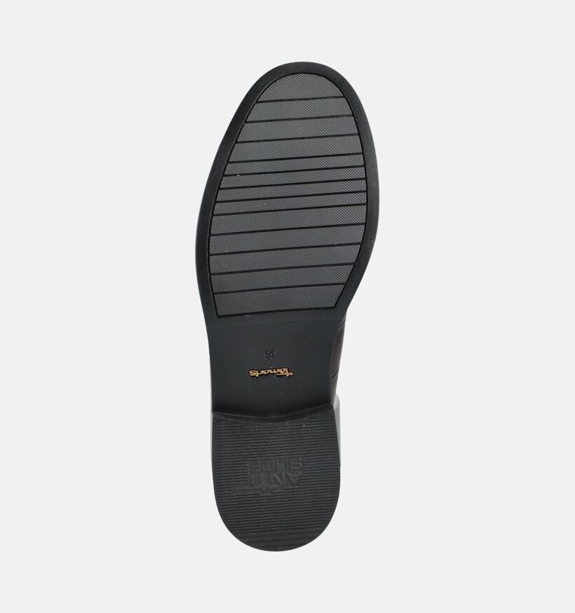 Tamaris Donkerbruine Loafers voor dames (376709)