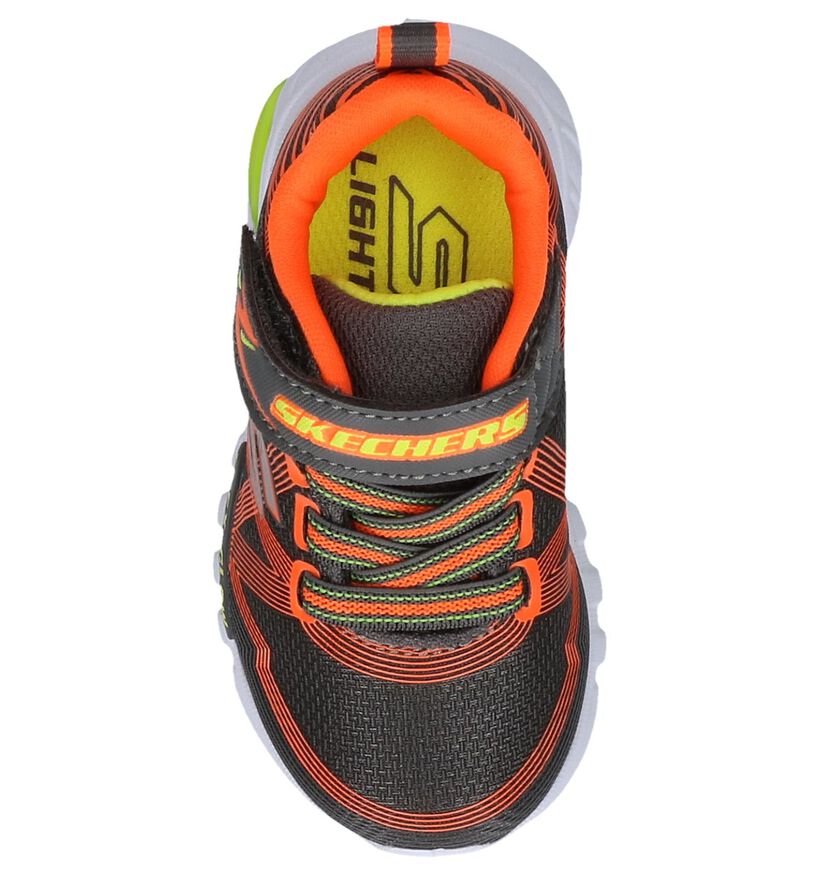 Oranje Sneakers Skechers Flex Glow in stof (250704)