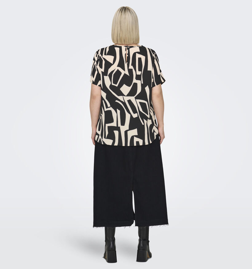 ONLY Carmakoma Vica T-shirt en Noir pour femmes (353244)