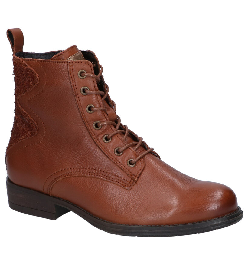 River Woods Agnes Bottines en Cognac pour femmes (298430)