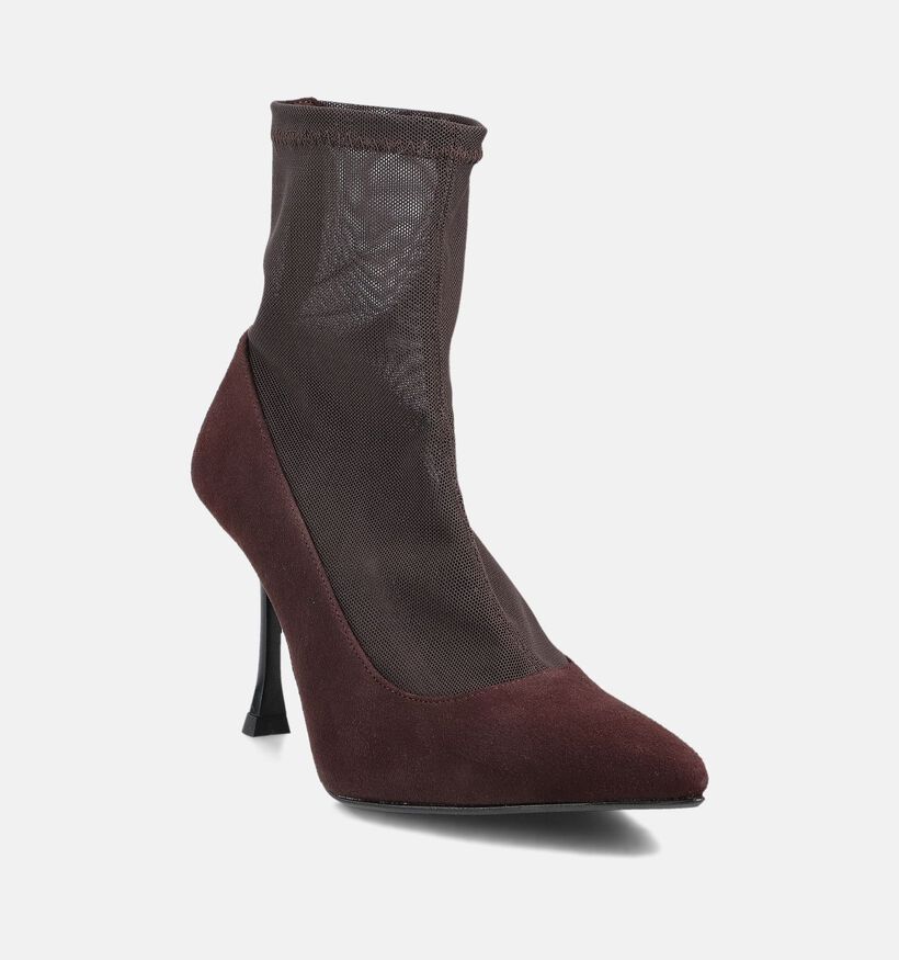 March23 Vasco Chocolate Mesh Escarpins en Brun foncé pour femmes (364196)