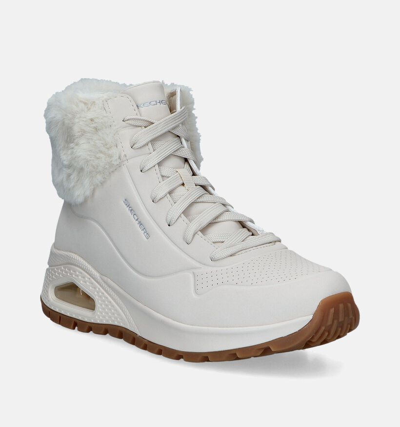 Skechers Uno Rugged Fall Air Ecru Sneakers voor dames (345125)