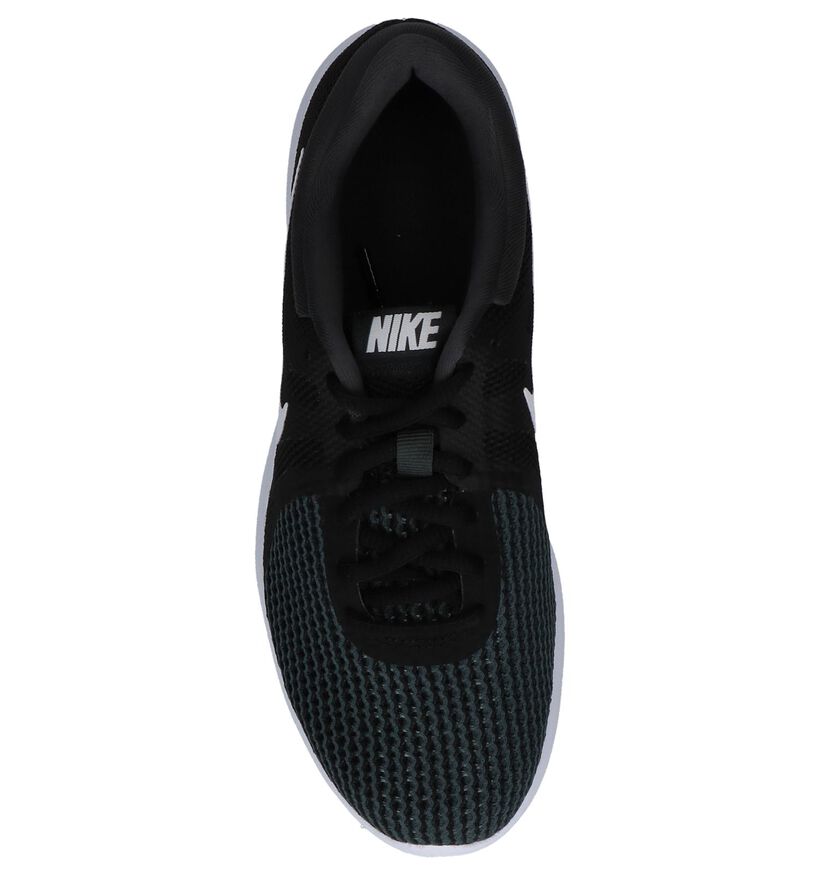 Nike Revolution 4 Zwarte Sneakers in stof (236300)