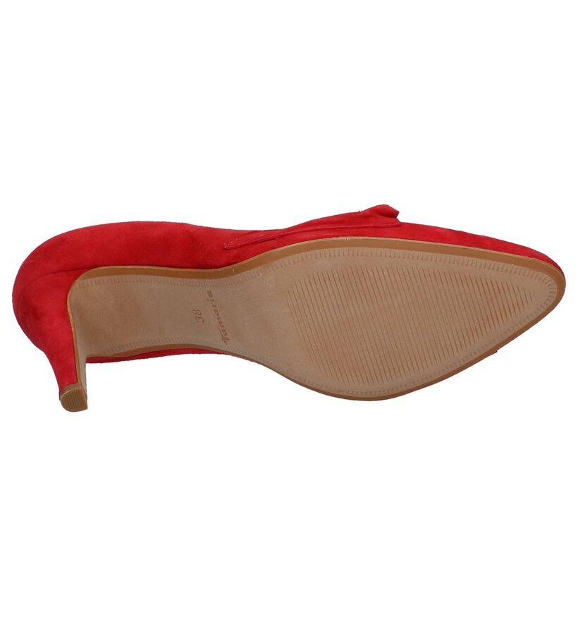 Tamaris Escarpins classique en Rouge en daim (214262)