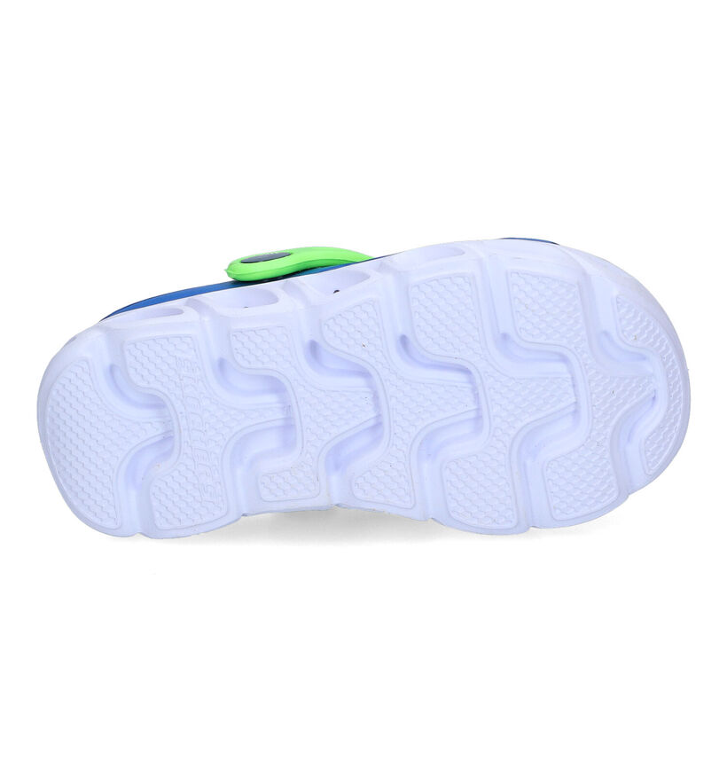 Skechers Foamies - Hypno Splash Blauwe Slippers in kunststof (307244)