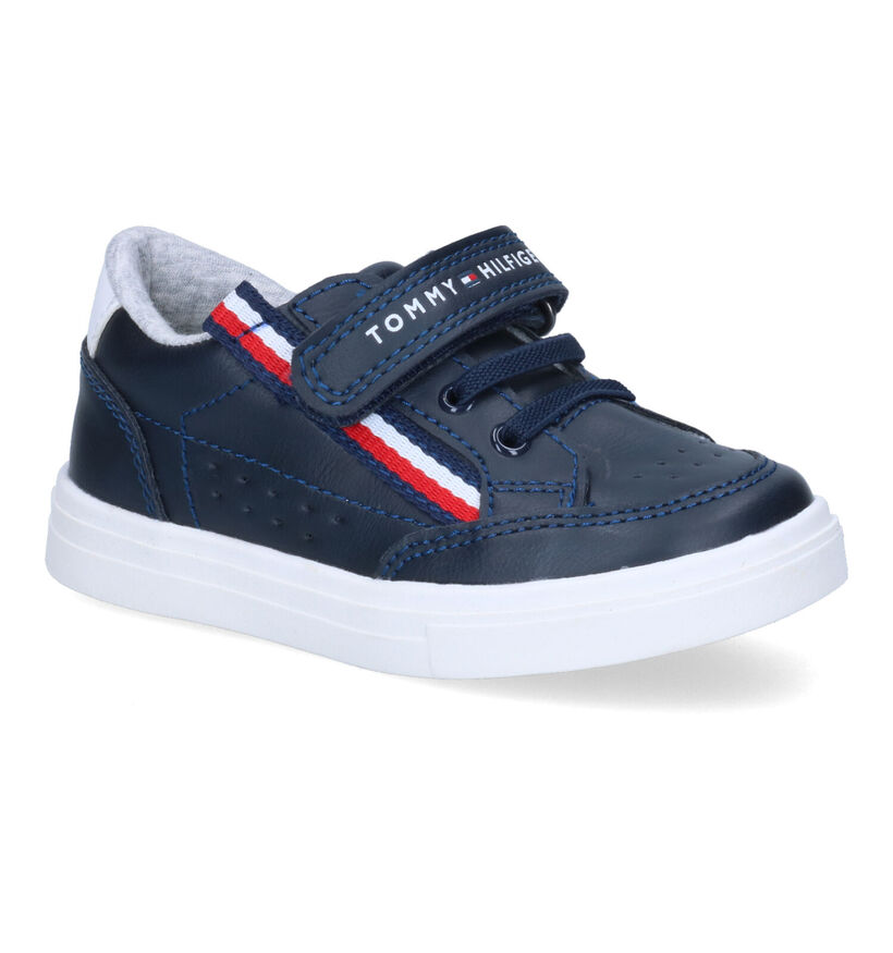 Tommy Hilfiger Chaussures à enfiler en Bleu foncé en simili cuir (303925)