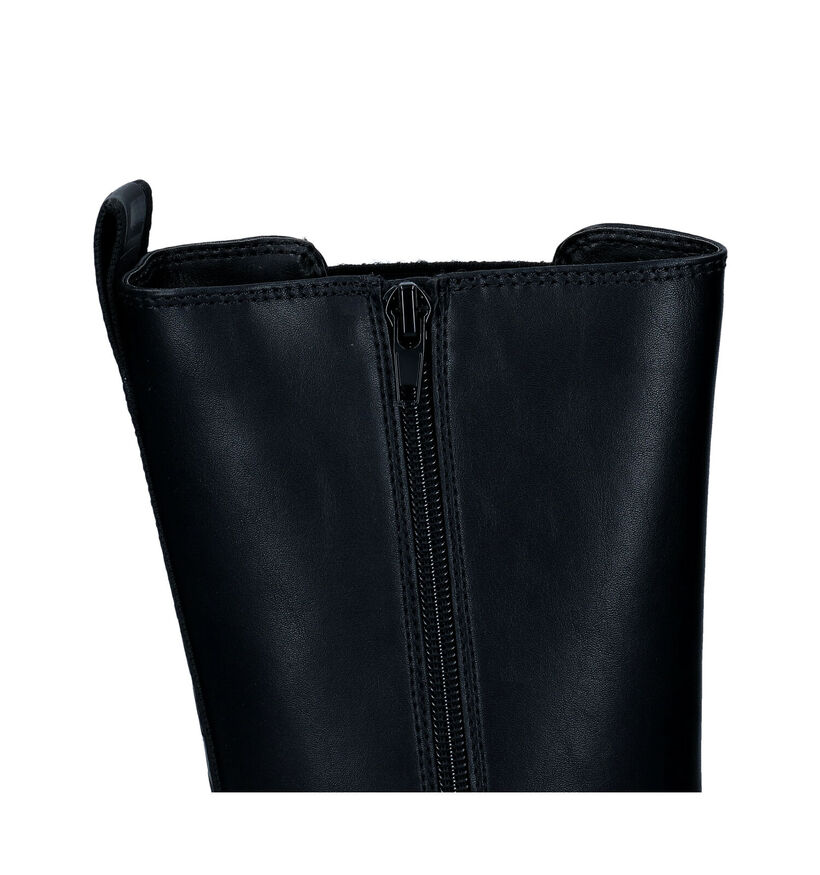 Buffalo Aspha Zwarte Boots in kunstleer (295251)