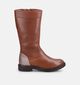 Milo & Mila Bottes hautes en Cognac pour filles (379077)