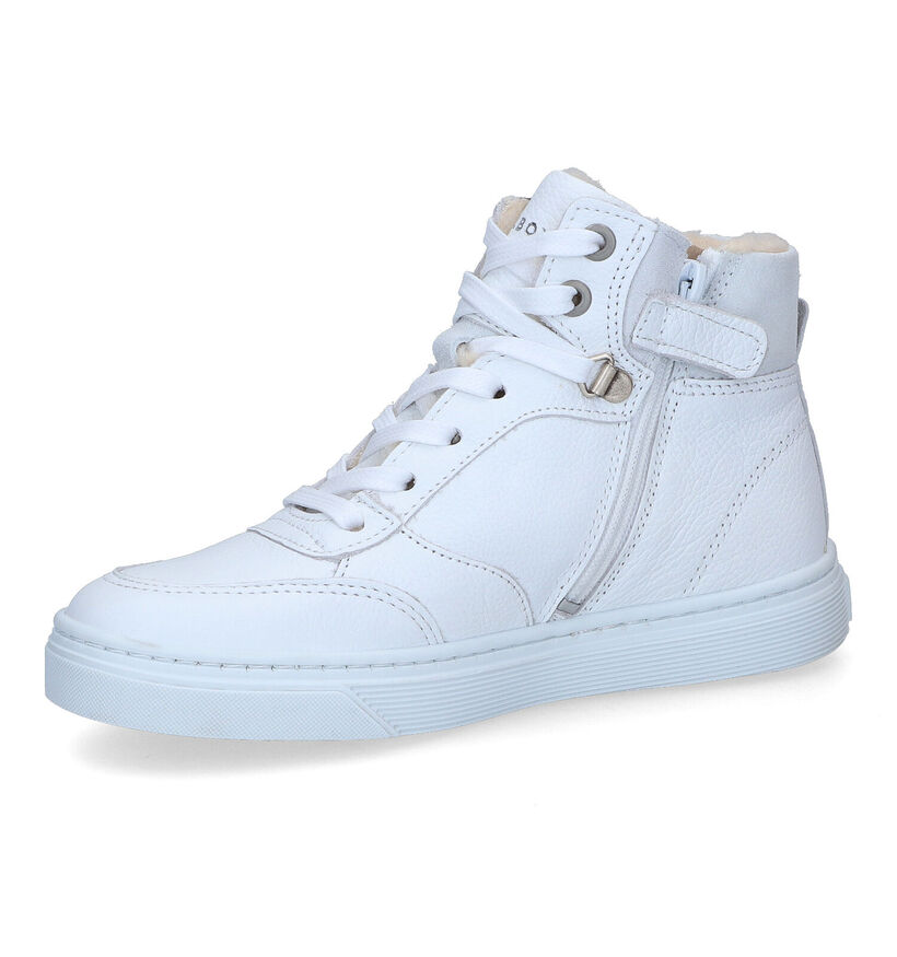 Bullboxer Witte Sneakers in leer (325134)