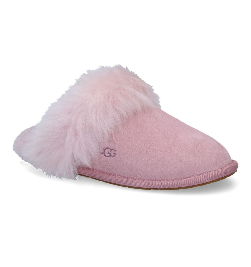 UGG Scuff Pantoufles en Rose pour femmes (313753)