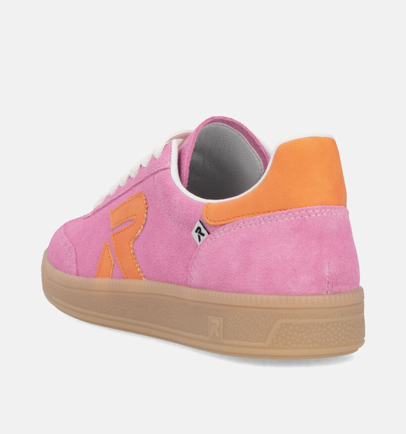 Rieker R-Evolution Baskets en Rose pour femmes (354976) - pour semelles orthopédiques