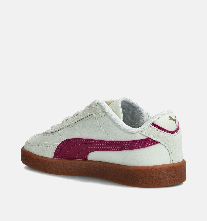 Puma Club II ERA Lichtgroene/Bordeaux Sneakers voor meisjes (359176) - geschikt voor steunzolen