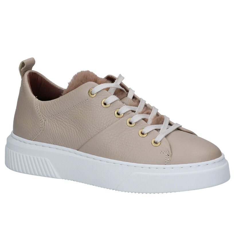 Scapa Beige Veterschoenen in leer (297901)
