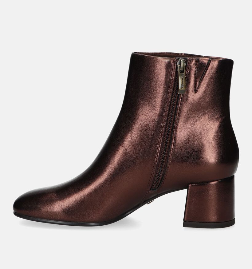 Tamaris Bottines à talons en Bronze pour femmes (333058)