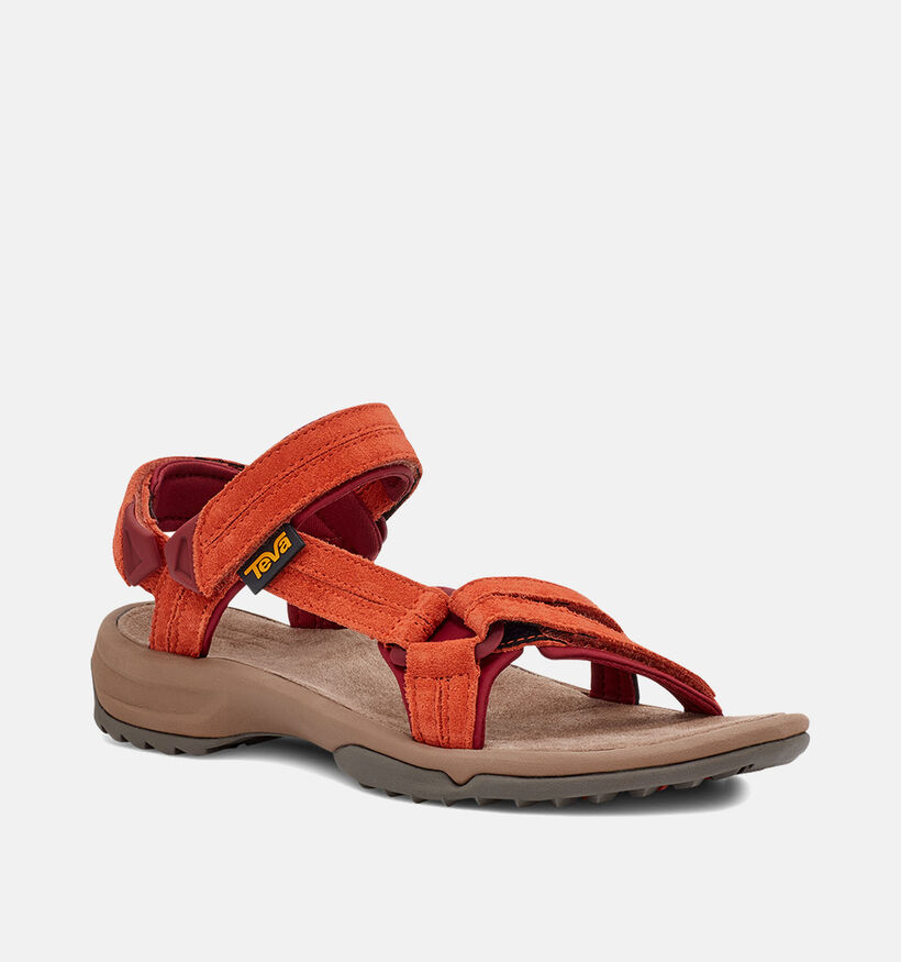 Teva Terra Lite Suede Sandalen Rood voor dames (354705)