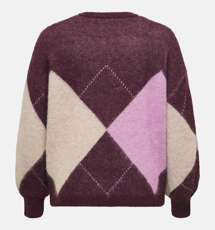 ONLY Carmakoma Noeme Bordeaux Trui voor dames (381910)