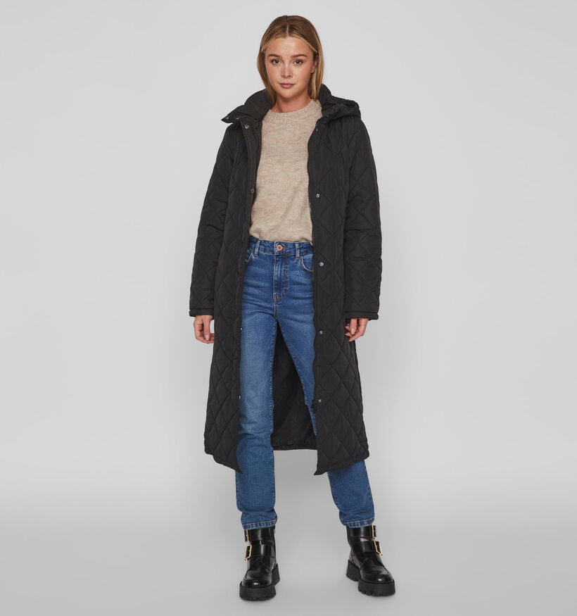 Vila Kante Zwarte Lange jas voor dames (328880)