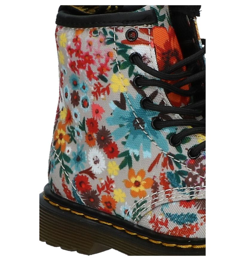 Multicolor Boots met Bloemenprint Dr. Martens Wanderflower, , pdp