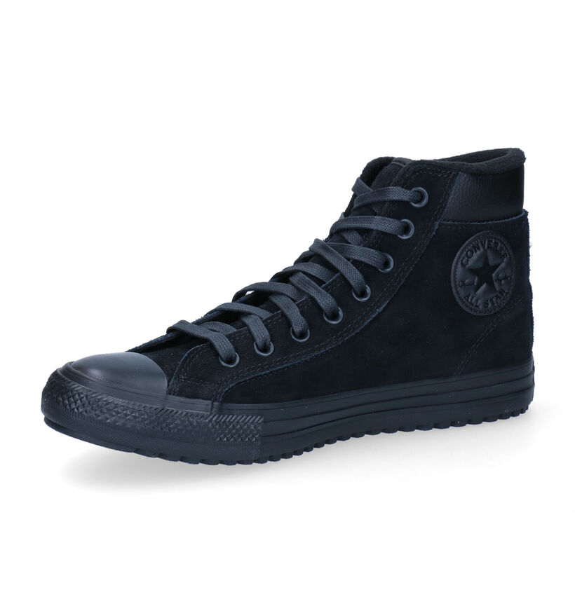 Converse Chuck Taylor AS PC Boot HI Basket en Noir en daim (293731)