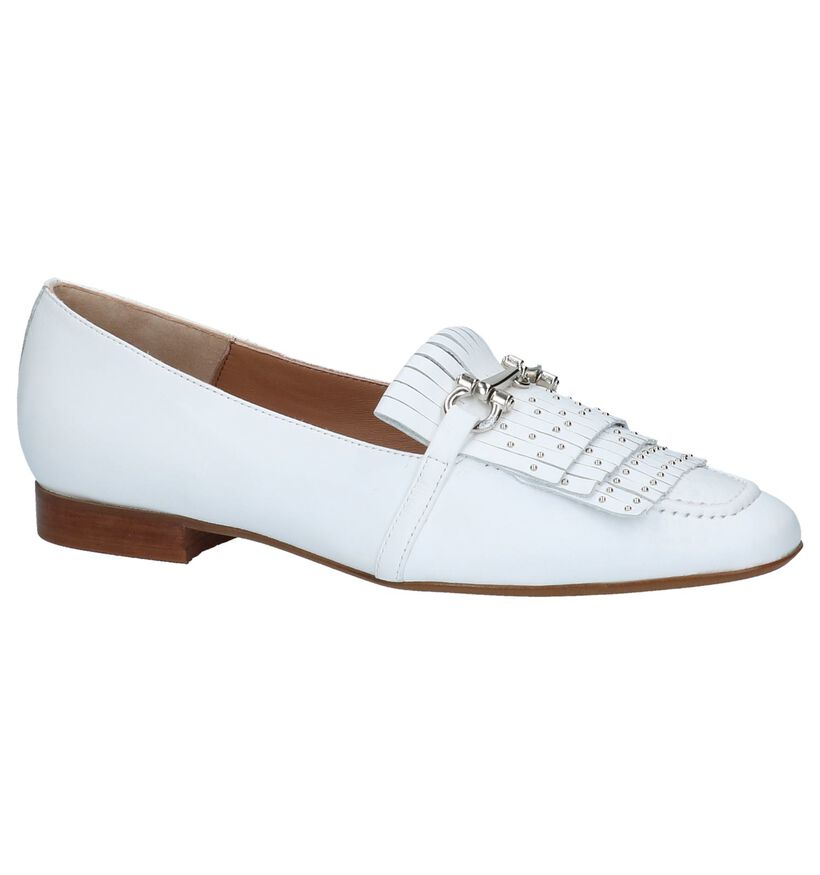 Witte Mocassins met Franjes Pedro Miralles, , pdp