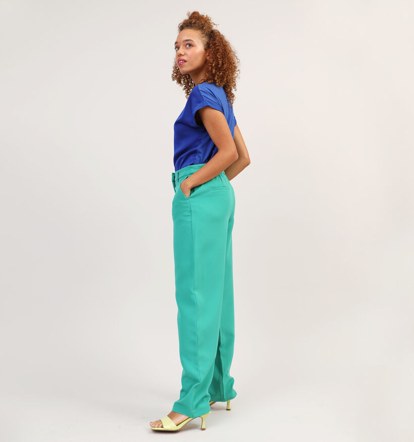 Vila Vikamma Pantalon classique en Vert pour femmes (323712)