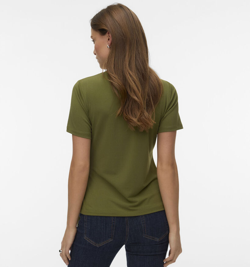Vero Moda Jill T-shirt en Vert pour femmes (379708)