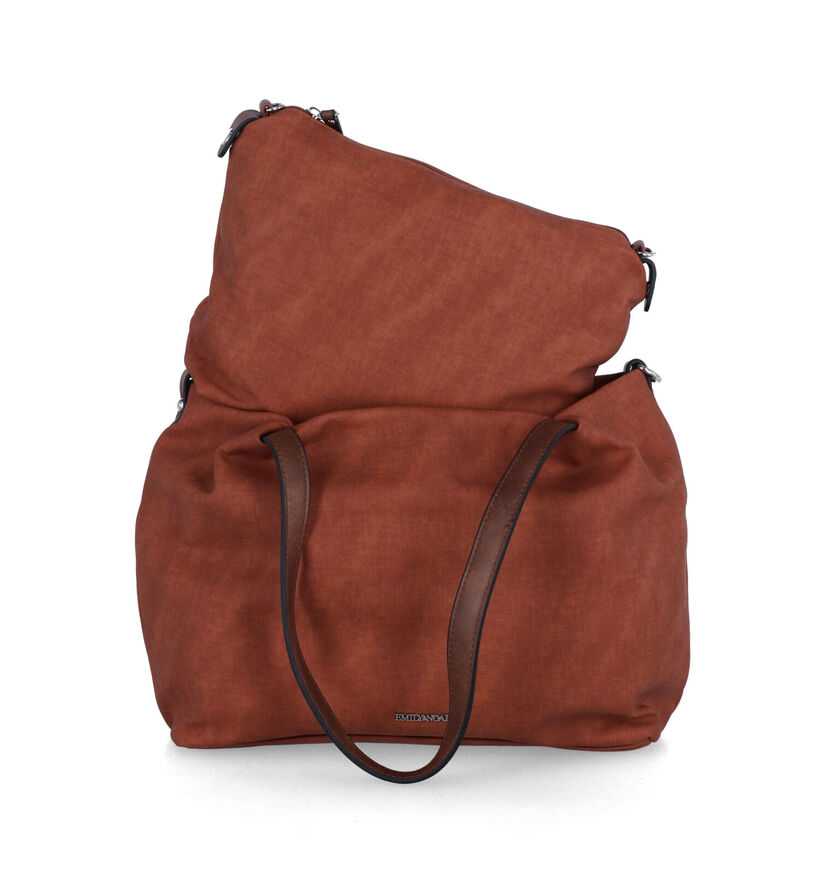 Emily & Noah Elke Blauwe Shopper tas met rits voor dames (340657)