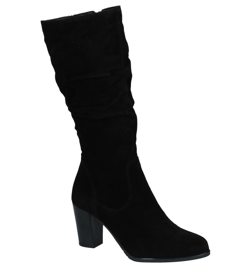 Zwarte Lange Laarzen Tamaris TOUCH it in daim (247338)