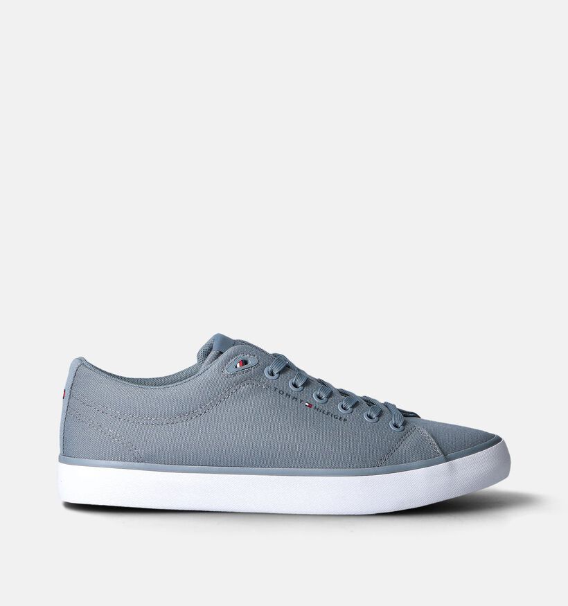 Tommy Hilfiger Grijze Canvas Veterschoenen voor heren (352834) - geschikt voor steunzolen
