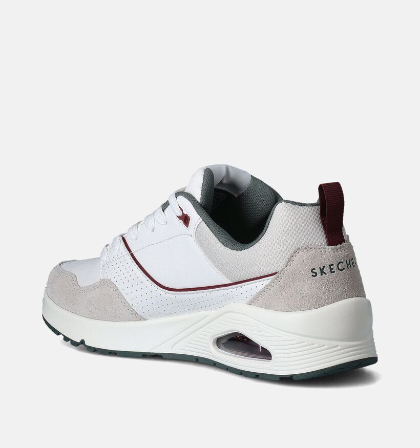 Skechers Uno Retro One Baskets en Blanc pour hommes (351849)