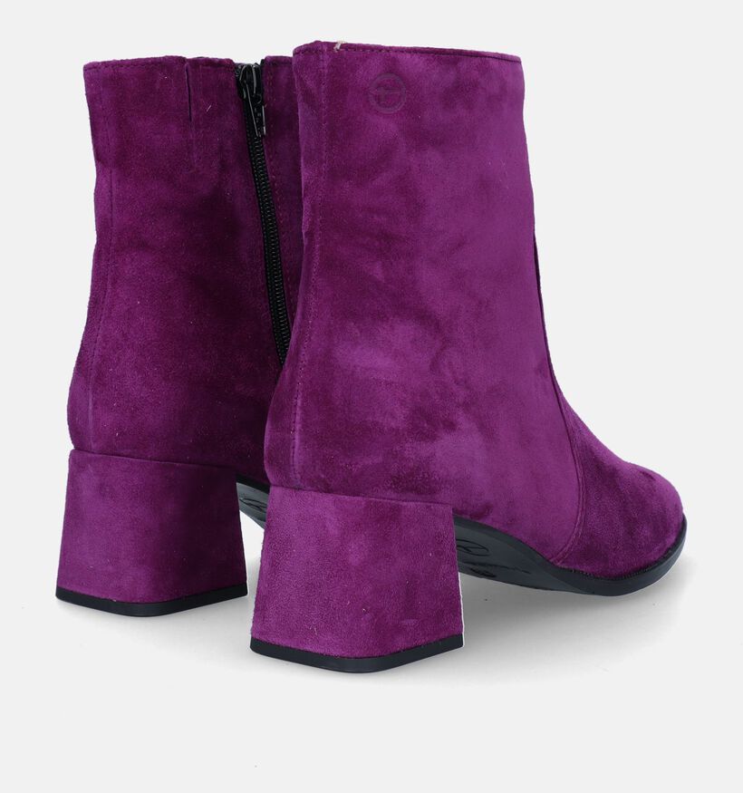 Tamaris Bottines à talons en Violet foncé pour femmes (333062)