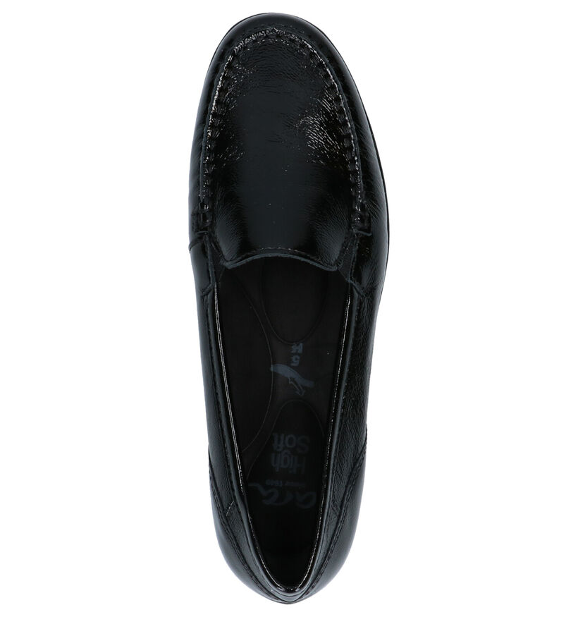 Ara Dallas High Soft Mocassins en Noir en cuir (260834)