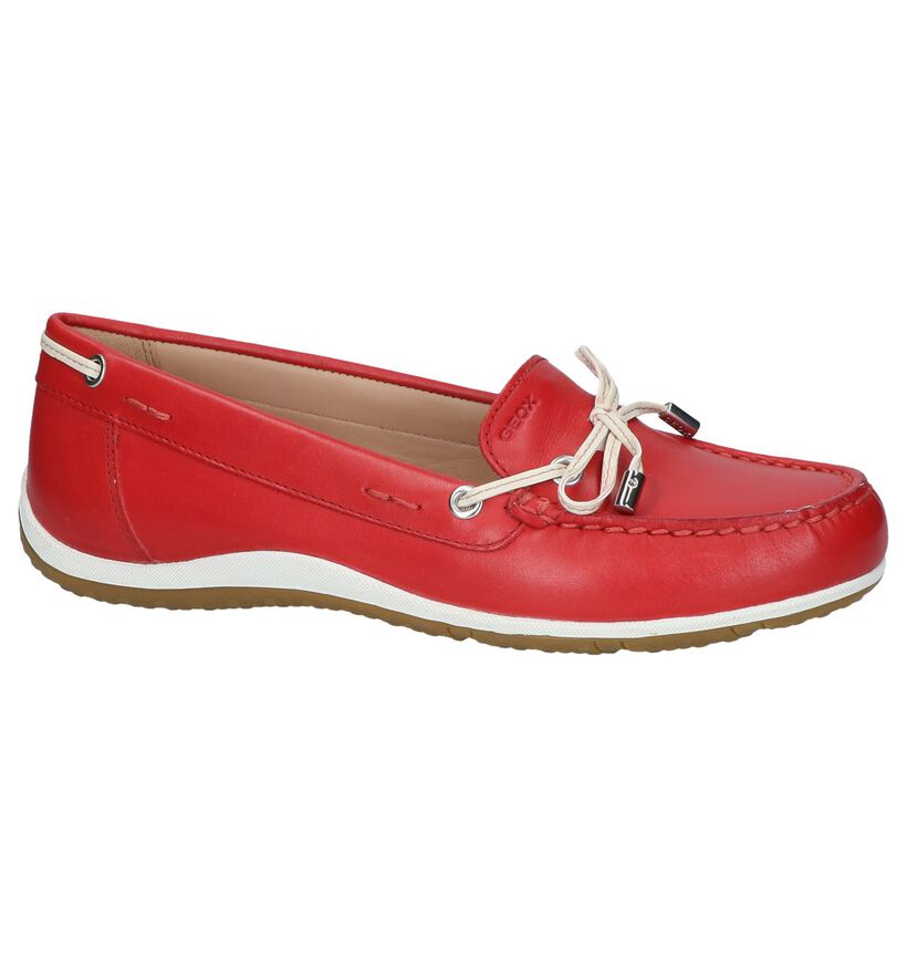 Geox Vega Moc Mocassins en Ecru pour femmes (303577)