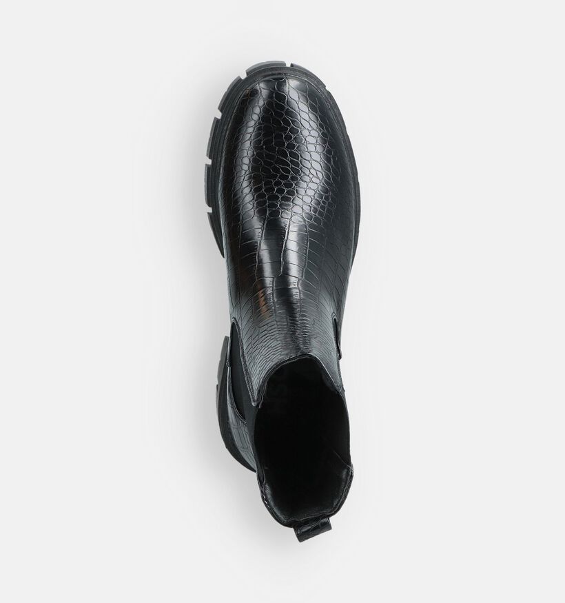 Posh by Poelman Bottines Chelsea en Noir pour femmes (362867)