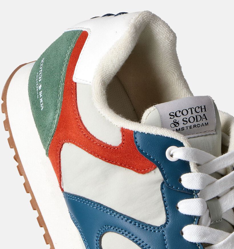 Scotch & Soda Cleave Veterschoenen Groen voor heren (353331) - geschikt voor steunzolen