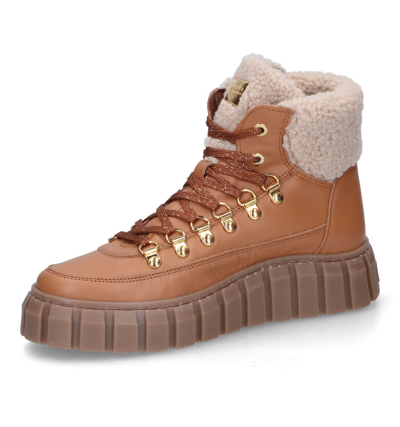 Scapa Ecru Sneakers voor dames (317182) - geschikt voor steunzolen