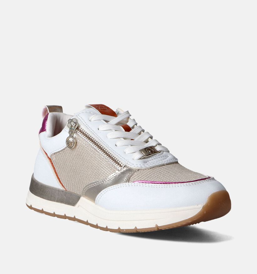Tamaris Witte Sneakers voor dames (351575) - geschikt voor steunzolen
