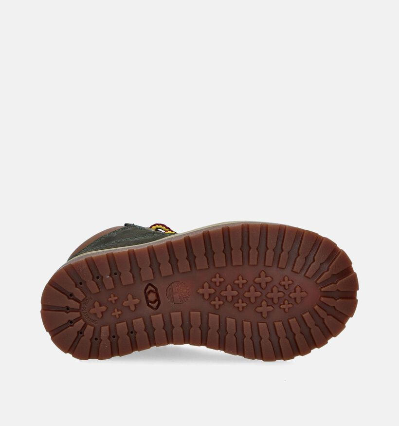 Timberland Pokey Pine HL Bottines en Vert Kaki pour filles, garçons (345274) - pour semelles orthopédiques