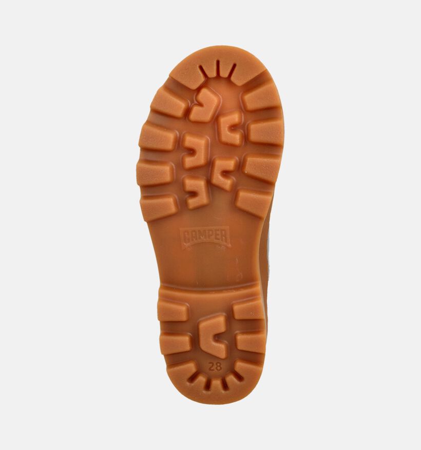 Camper Zilveren Rits-Veterboots voor meisjes (376118) - geschikt voor steunzolen