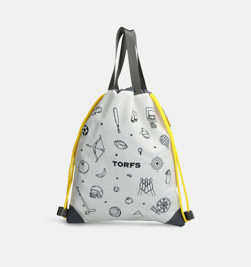 Ecru Torfs Doodles Turnzak met naam/Zwemzak met naam voor jongens, meisjes (368300)